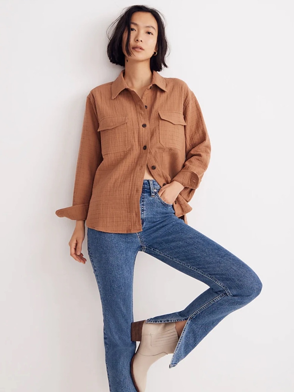 Madewell Quilted Shirt Jacket